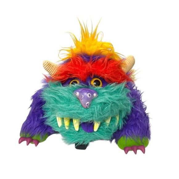 Vintage Original 1986 Amtoy My Monster Pet Rark Hand Puppet Plush NO Cuffs - Picture 1 of 12